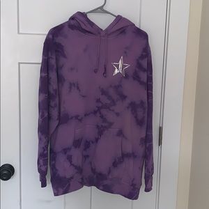 Jeffrey Star Purple Tie Dye Hoodie